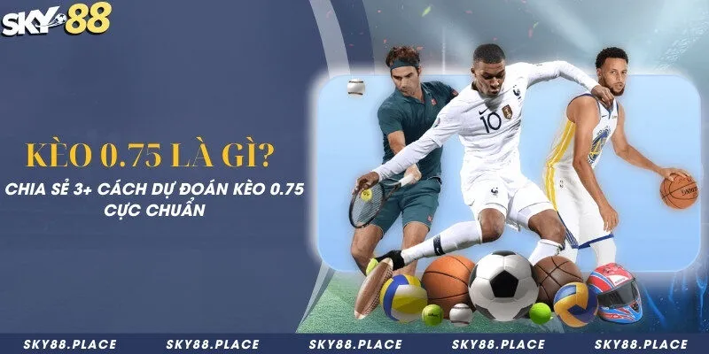 Kèo 0.75 là gì? Chia sẻ 3+ cách dự đoán kèo 0.75 cực chuẩn 2 Kèo 0.75 là gì? Chia sẻ 3+ cách dự đoán kèo 0.75 cực chuẩn