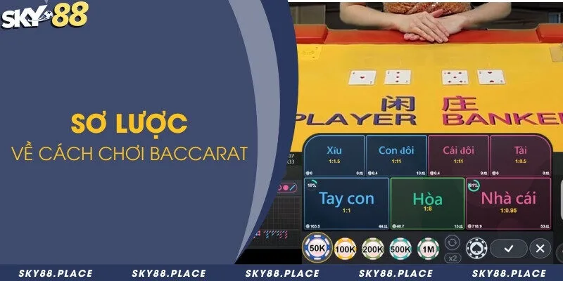 Hướng dẫn chơi baccarat dễ thắng và quy tắc rút quân bài 1 Sơ lược về cách chơi baccarat